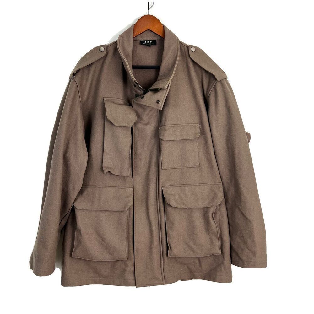 A.P.C. Brown Military Field Jacket